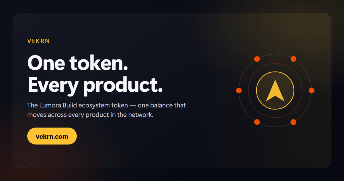 Vekrn — one token, every product